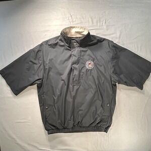 VTG FootJoy DryJoys Short Sleeve Golf Pullover Windbreaker Men's Medium US Open